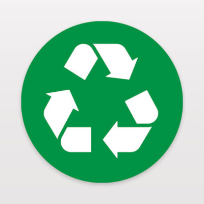 General Waste - Recycle Sign Sticker
